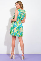 FLORAL FEELINGS WOVEN MINI DRESS Flying Tomato