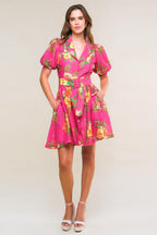 REMARKABLE ENTRANCE WOVEN MINI DRESS Flying Tomato