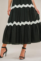 SUMMER SPRITZ WOVEN MIDI DRESS Flying Tomato