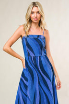 PATRIOTIC PRINCESS DENIM MIDI DRESS Flying Tomato