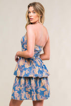 SUMMER MOMENTS DENIM MINI DRESS Flying Tomato