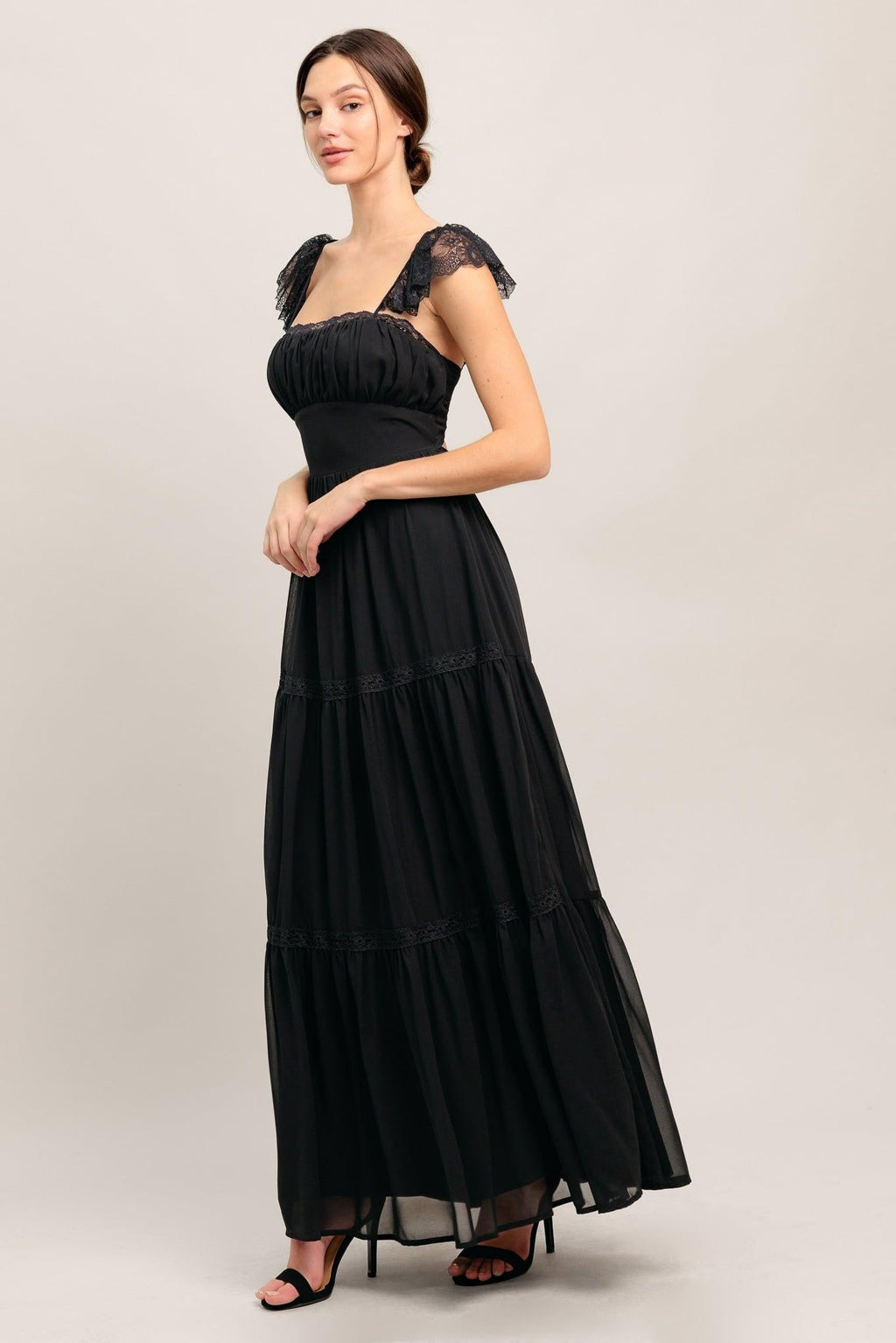 FORGOTTEN ROMANCE WOVEN MAXI DRESS Flying Tomato