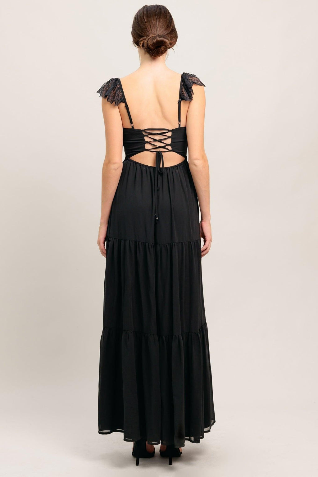 FORGOTTEN ROMANCE WOVEN MAXI DRESS Flying Tomato