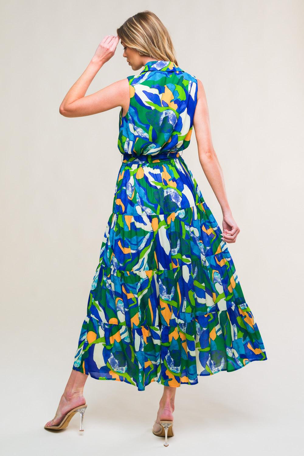 PRISTINE CHICNESS WOVEN MIDI DRESS Flying Tomato