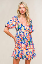 STATE OF BLISS WOVEN MINI DRESS Flying Tomato