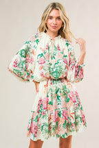 HAPPIEST HERE WOVEN MINI DRESS Flying Tomato