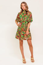 CLEAN AESTHETIC WOVEN MINI DRESS Flying Tomato