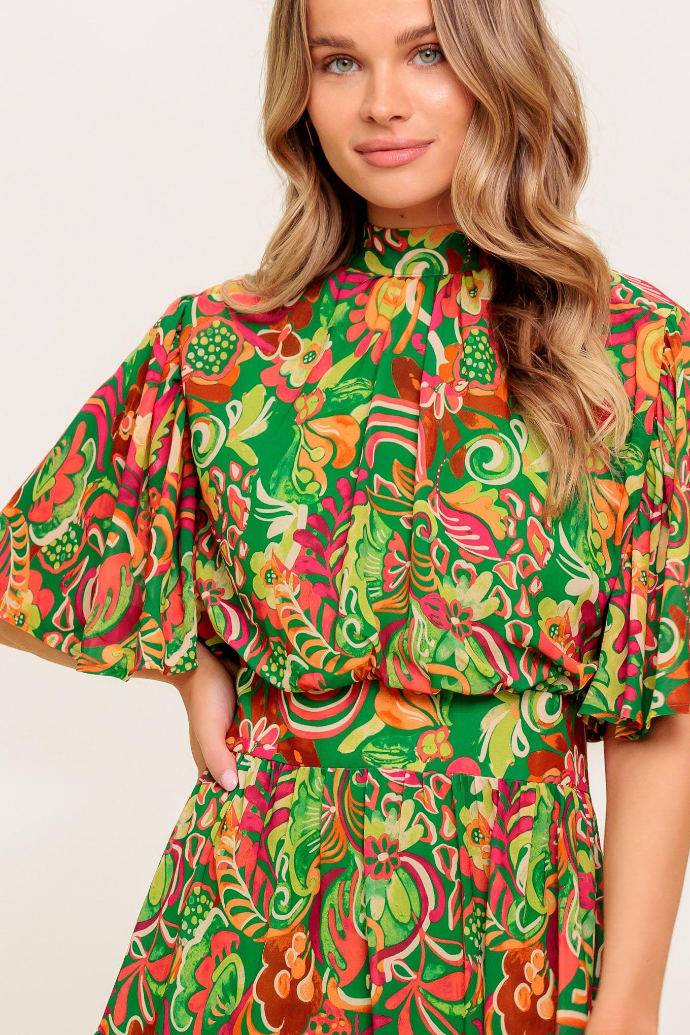 CLEAN AESTHETIC WOVEN MINI DRESS Flying Tomato