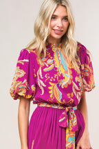 ENCHANTED TO MEET WOVEN MIDI DRESS Flying Tomato