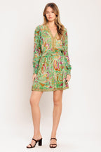 TIME SPENT TOGETHER WOVEN MINI DRESS Flying Tomato