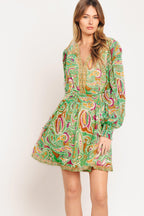 TIME SPENT TOGETHER WOVEN MINI DRESS Flying Tomato