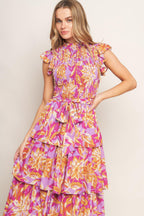 GETTING STARTED WOVEN MIDI DRESS Flying Tomato
