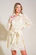 ADORE YOU LACE MINI DRESS Flying Tomato