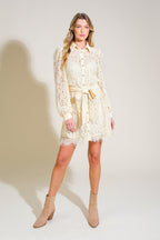 ADORE YOU LACE MINI DRESS Flying Tomato