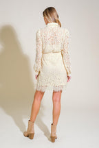 ADORE YOU LACE MINI DRESS Flying Tomato