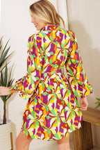 WORLD IS YOUR OYSTER WOVEN MINI DRESS Flying Tomato