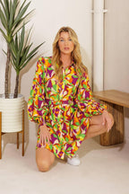 WORLD IS YOUR OYSTER WOVEN MINI DRESS Flying Tomato