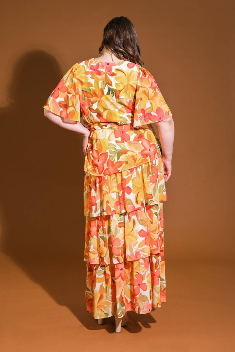 CONSISTENTLY CONFIDENT WOVEN MIDI DRESS Flying Tomato