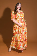 CONSISTENTLY CONFIDENT WOVEN MIDI DRESS Flying Tomato