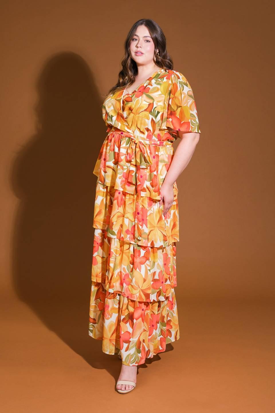CONSISTENTLY CONFIDENT WOVEN MIDI DRESS Flying Tomato