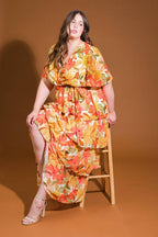 CONSISTENTLY CONFIDENT WOVEN MIDI DRESS Flying Tomato