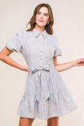 ADORABLE PRESENCE WOVEN MINI DRESS Flying Tomato