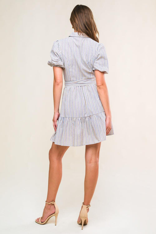ADORABLE PRESENCE WOVEN MINI DRESS Flying Tomato