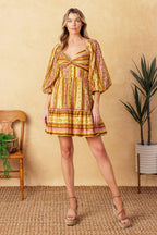 ALL MY PRIDE WOVEN MINI DRESS Flying Tomato