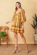 ALL MY PRIDE WOVEN MINI DRESS Flying Tomato