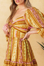 ALL MY PRIDE WOVEN MINI DRESS Flying Tomato
