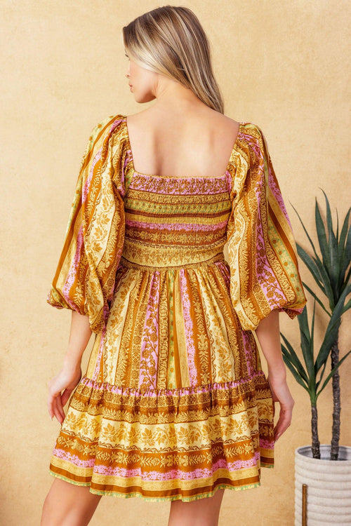 ALL MY PRIDE WOVEN MINI DRESS Flying Tomato