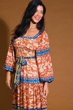 BITTER SWEET WOVEN MIDI DRESS Flying Tomato