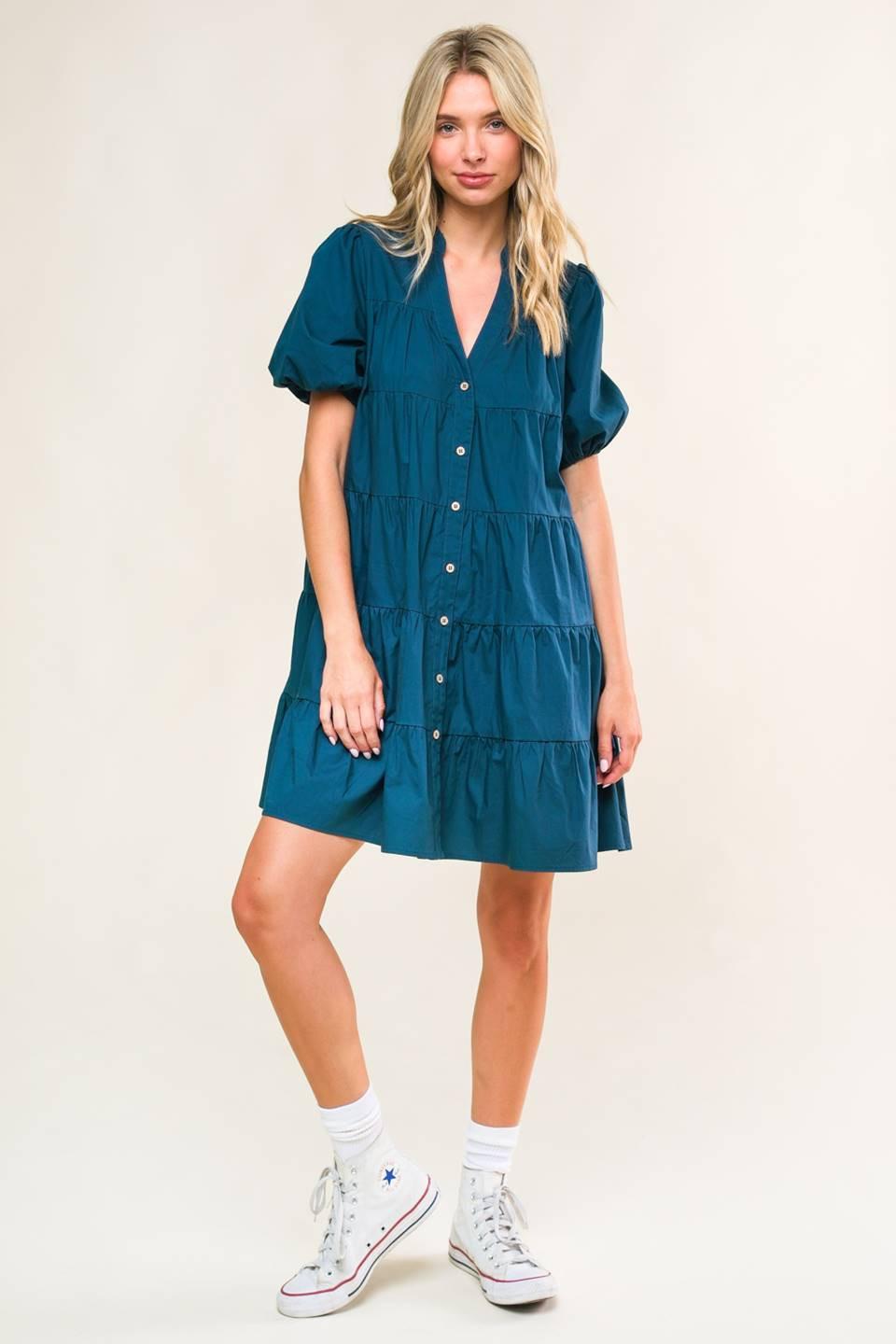 MISS AMERICAN PIE WOVEN MINI DRESS Flying Tomato
