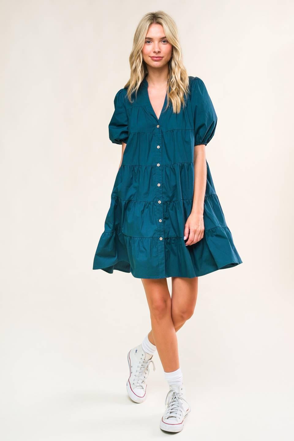 MISS AMERICAN PIE WOVEN MINI DRESS Flying Tomato