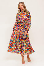 YOUR SWEETIE WOVEN MIDI DRESS Flying Tomato