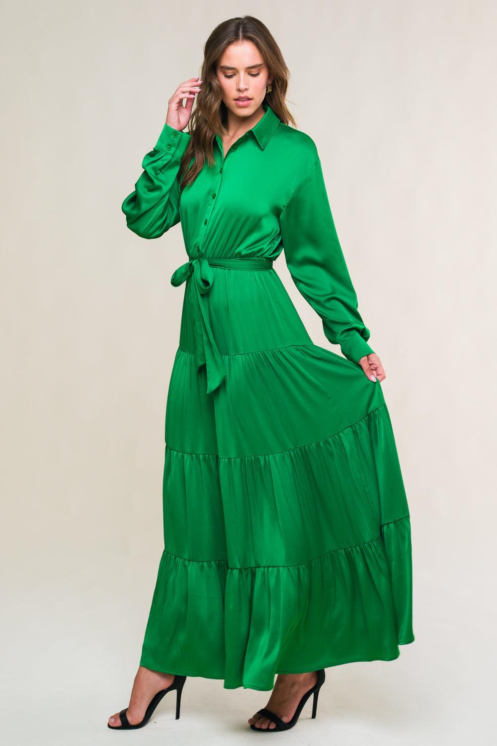 CHIC INTENT BRIGHT WOVEN MIDI DRESS Flying Tomato