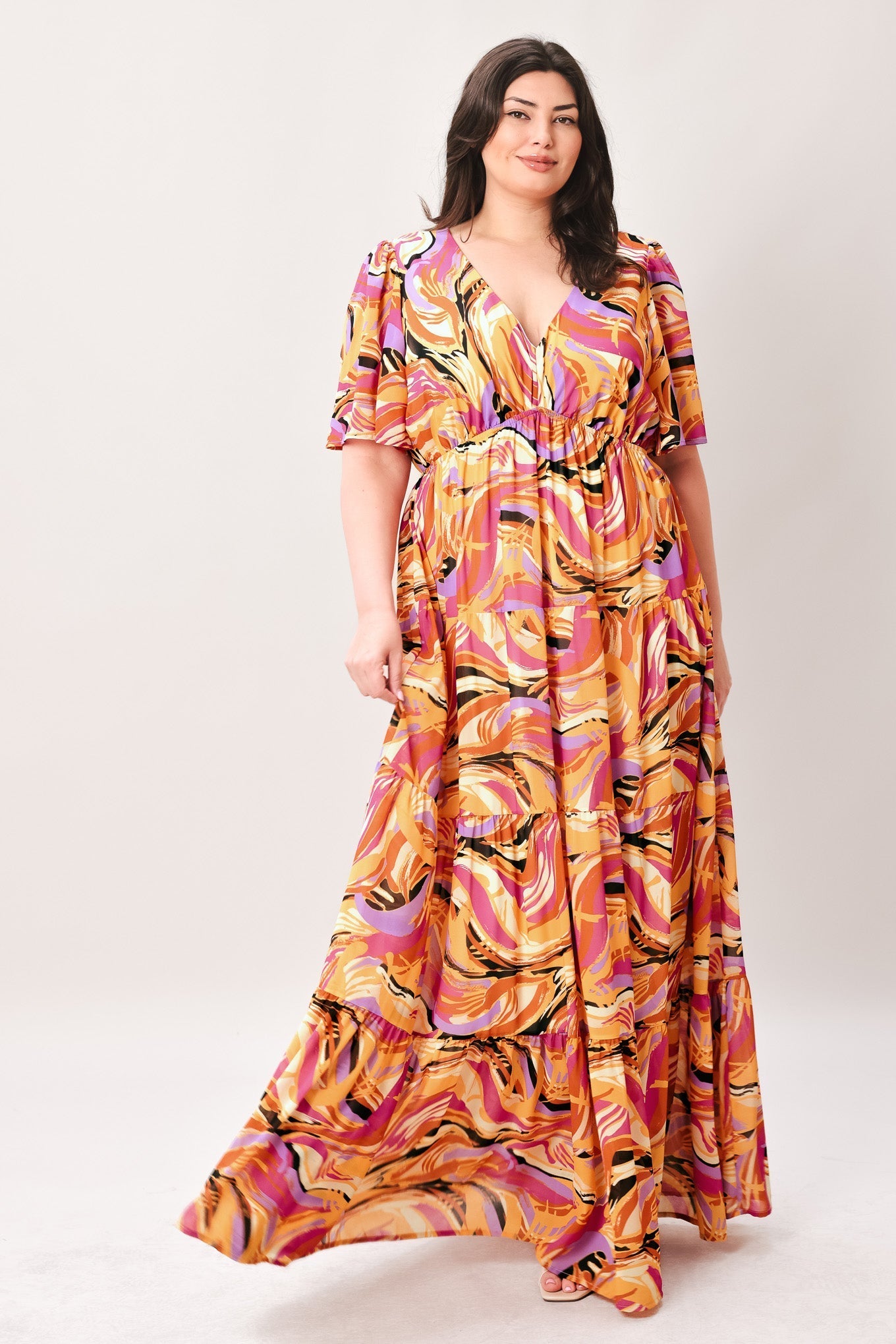 REFRESHING VIBE WOVEN MAXI DRESS Flying Tomato
