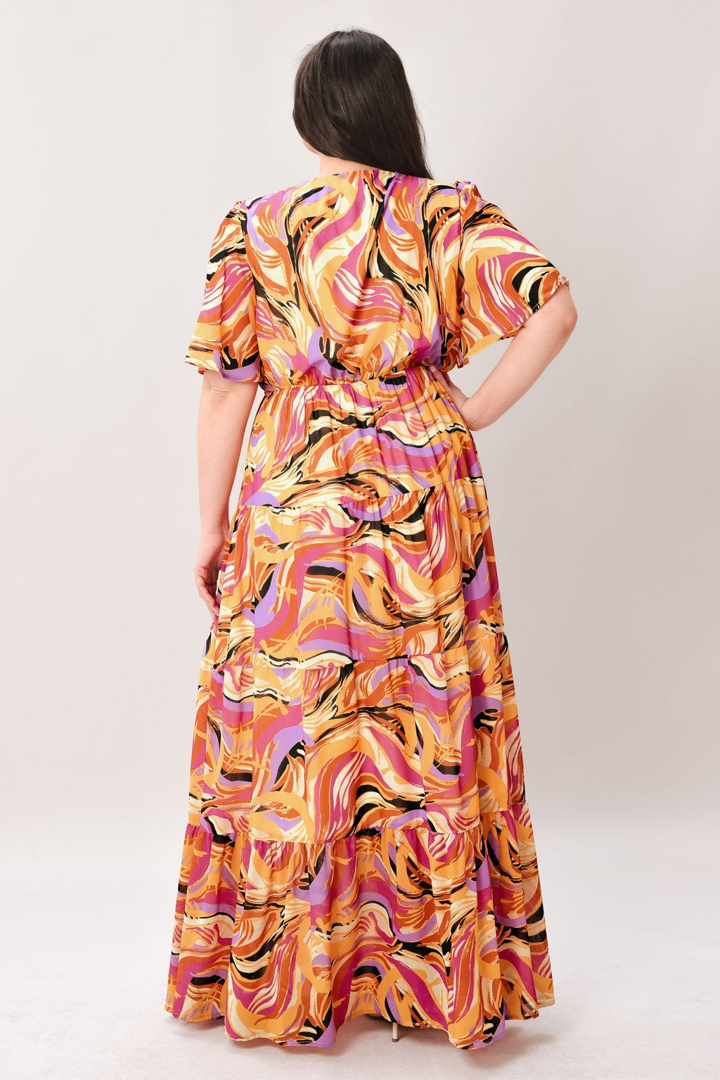 REFRESHING VIBE WOVEN MAXI DRESS Flying Tomato