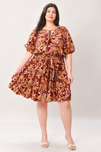 FLORA HARMONY WOVEN MINI DRESS Flying Tomato