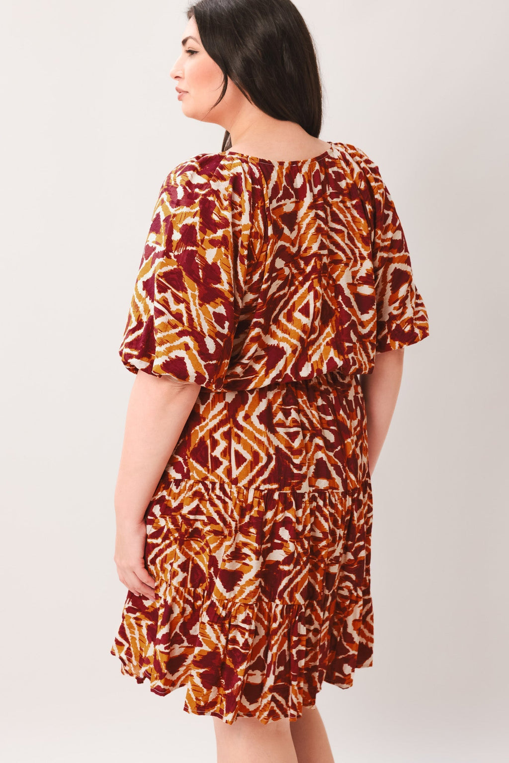 FLORA HARMONY WOVEN MINI DRESS Flying Tomato