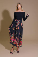 MORNING SONG SWEATER  WOVEN MIDI DRESS Flying Tomato