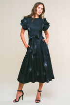 GARDEN GRACE TWILL MIDI DRESS Flying Tomato