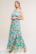 BLOSSOM IN TIME WOVEN MIDI DRESS Flying Tomato