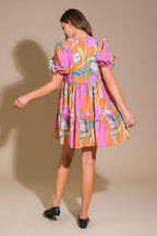 MOMENTOUS CUTENESS WOVEN MINI DRESS Flying Tomato