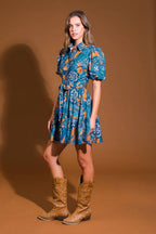 FLOWER GIRL WOVEN MINI DRESS Flying Tomato