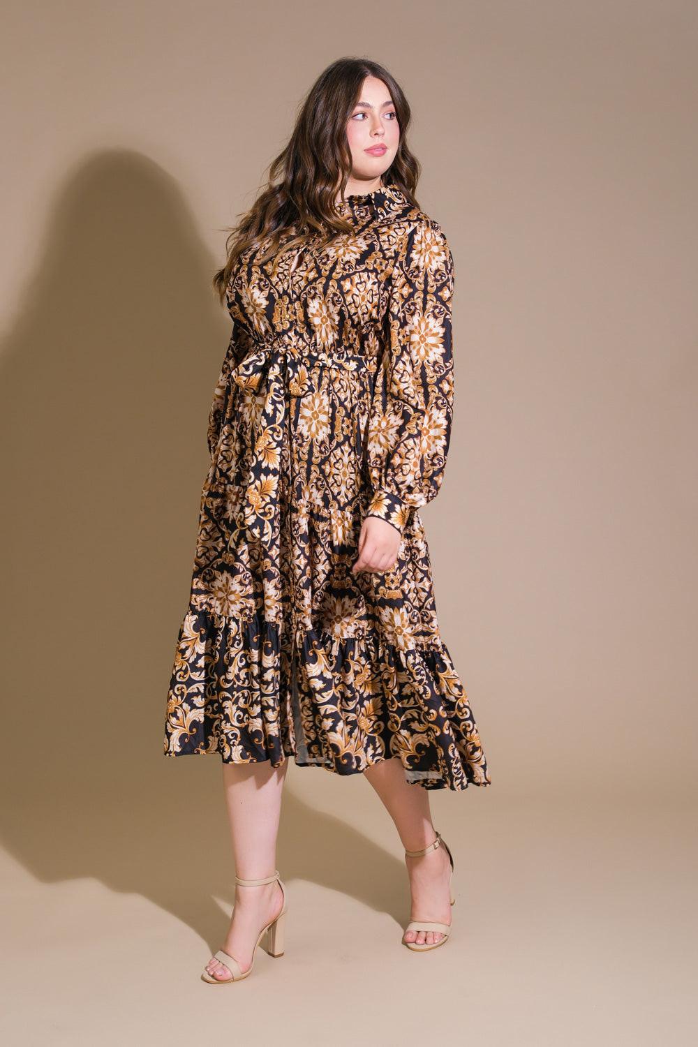 CELESTIAL BEAUTY WOVEN MIDI DRESS Flying Tomato