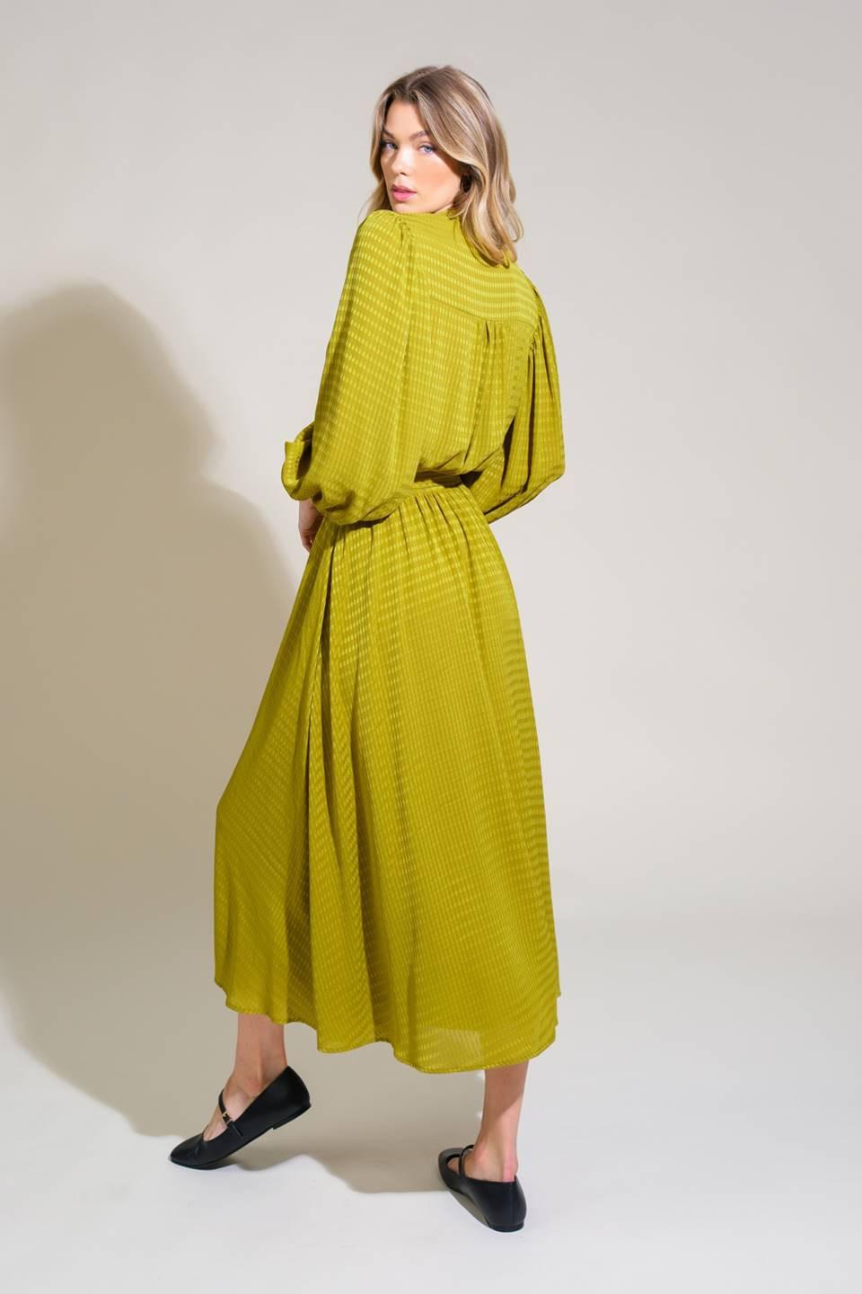 LOVE LIKE OURS WOVEN MIDI DRESS Flying Tomato