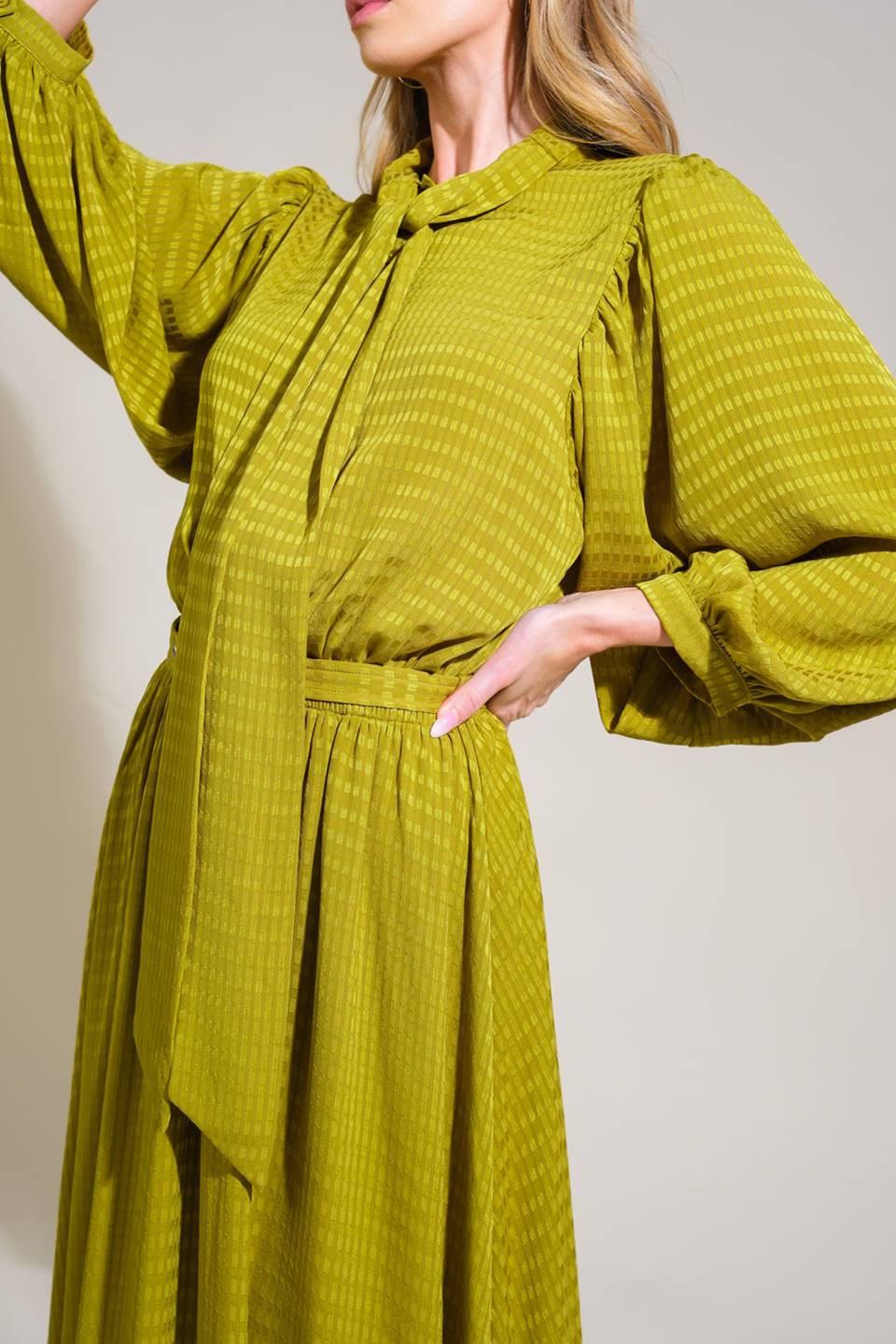 LOVE LIKE OURS WOVEN MIDI DRESS Flying Tomato