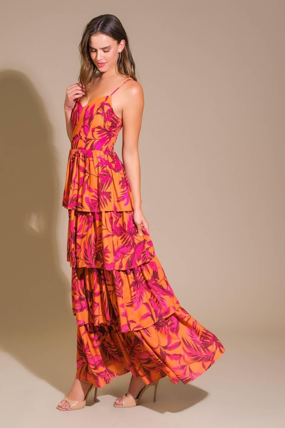 VERY IMPRESSIVE WOVEN MAXI DRESS Flying Tomato