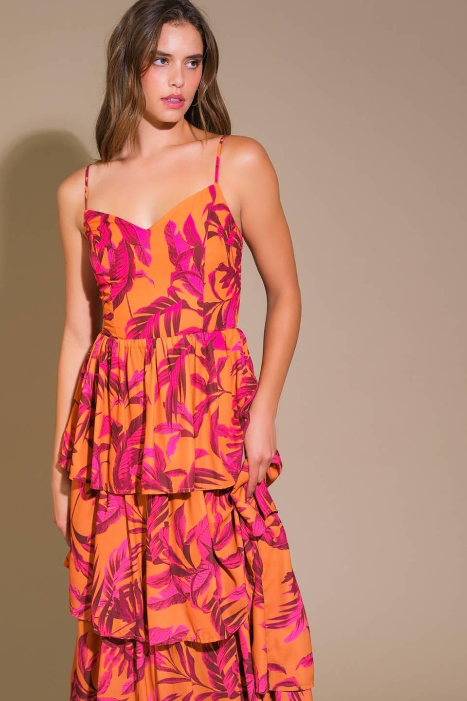 VERY IMPRESSIVE WOVEN MAXI DRESS Flying Tomato